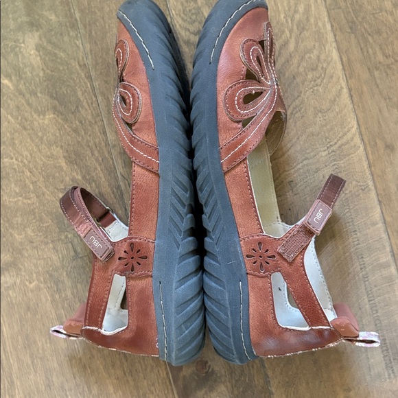 Jambu Women’s Magnolia Encore Mary Jane Flats Brown Comfort Shoe Size 9 - Picture 7 of 11